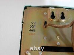 Téléphone mural rotatif turquoise bleu Bell System General Electric 554 A/B