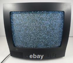 Téléviseur CRT GE vintage 13 po General Electric 13GP244 pour jeux rétro avec télécommande, testé