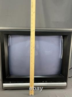 Téléviseur Vintage 1986 Rétro 20 GE Modèle 8-2060 Fonctionne Très Bien