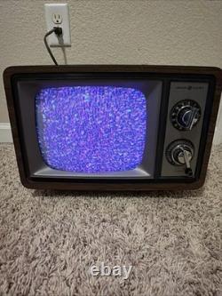 Téléviseur portable à tube cathodique General Electric vintage couleur pour jeux 10 10AB5406W