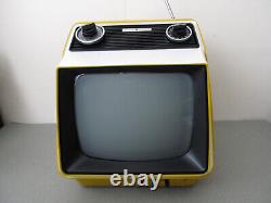 Téléviseur portable vintage General Electric Modèle SF1702YL TV rétro