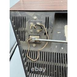 Téléviseur portable vintage General Electric en bois CRT modèle 12XB9112R rétro des années 1970
