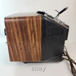 Téléviseur vintage GE General Electric 10 pouces Color Performance, modèle 10AB0405K