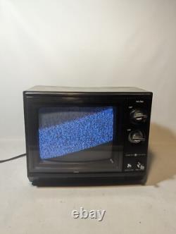 Télévision Portable Vtg General Electric GE Modèle 8-0955 TV CRT Gaming