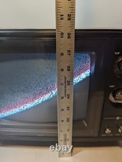 Télévision Portable Vtg General Electric GE Modèle 8-0955 TV CRT Gaming