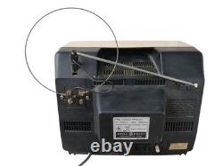 Télévision portable vintage GE General Electric 12XR5104S 12 pouces 1984