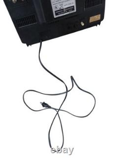 Télévision portable vintage GE General Electric 12XR5104S 12 pouces 1984