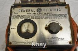 Testeur d'huile portable vintage General Electric 115 volts 50/60 hertz