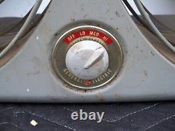 Thermostat automatique vintage General Electric avec double ventilateur, fonctionnant