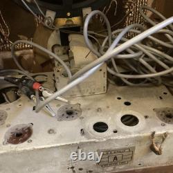 Tombeau ancien vintage rare A-53 Radio à tubes General Electric en bois pièces USA