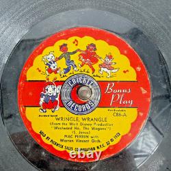 Tourne-disque jouet électronique vintage GE General Electric modèle 186-1 en métal rouge