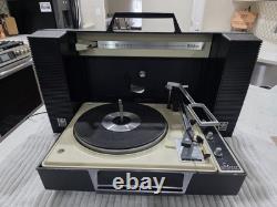 Tourne-disque portable vintage General Electric GE Wildcat Il fonctionne