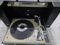 Tourne-disque portable vintage General Electric GE Wildcat Il fonctionne