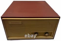 Tourne-disque radio portable vintage General Electric GE RP-1112A en état de fonctionnement