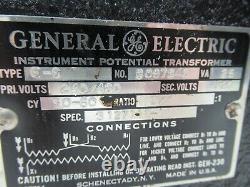 Transformateur de potentiel d'instrument GE General Electric E-6 8097846 Rare Vintage