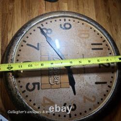 Travaux Vintage Dr Pepper Rare General Electric 10-2-4 horloge publicitaire panneau 15

<br/> 