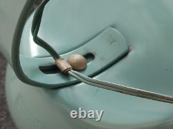 VENTILATEUR OSCILLANT À 2 VITESSES GENERAL ELECTRIC F15S125 COULEUR VERT TEAL FONCTIONNE