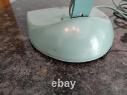 VENTILATEUR OSCILLANT À 2 VITESSES GENERAL ELECTRIC F15S125 COULEUR VERT TEAL FONCTIONNE