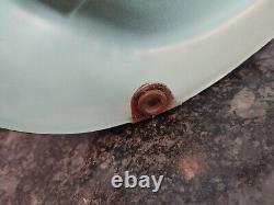 VENTILATEUR OSCILLANT À 2 VITESSES GENERAL ELECTRIC F15S125 COULEUR VERT TEAL FONCTIONNE