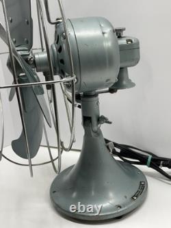VENTILATEUR OSCILLANT VORTALEX GE GENERAL ELECTRIC 3 VITESSES VINTAGE Testé et Fonctionnel