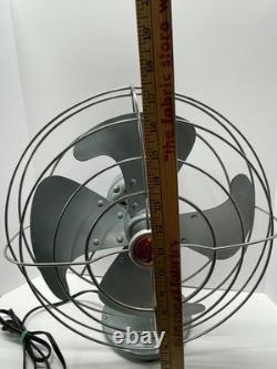 VENTILATEUR OSCILLANT VORTALEX GE GENERAL ELECTRIC 3 VITESSES VINTAGE Testé et Fonctionnel
