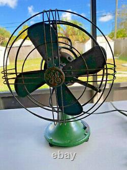 Ventilateur Électrique Général Ge Vintage. 3 Vitesses D'oscillation