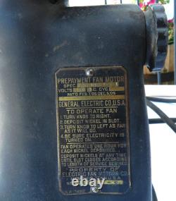 Ventilateur General Electric à pièce de 5 cents Non restauré, vers 1920, VOIR VIDÉO