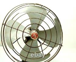 Ventilateur Vintage GE General Electric Vortex FAN CAR F12V164 A1.8 Connecteur d'alimentation manquant