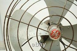 Ventilateur Vintage GE General Electric Vortex FAN CAR F12V164 A1.8 Connecteur d'alimentation manquant