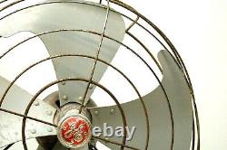 Ventilateur Vintage GE General Electric Vortex FAN CAR F12V164 A1.8 Connecteur d'alimentation manquant