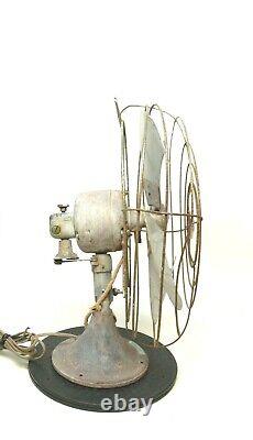 Ventilateur Vintage GE General Electric Vortex FAN CAR F12V164 A1.8 Connecteur d'alimentation manquant