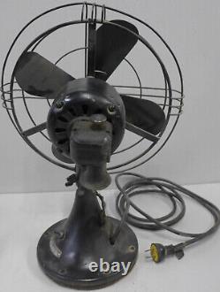 Ventilateur Vintage General Electric Cat. 49X929 No. V79257 Spec. 272658-1 Non restauré