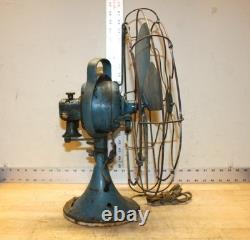 Ventilateur Vintage General Electric en Fonte 16 à Quatre Lames à Trois Vitesses Numéro de Catégorie 75425
