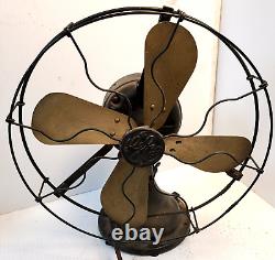 Ventilateur à quatre pales réglable Vintage Antique General Electric GE 12 34017 AUU 271077-1