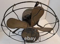 Ventilateur à quatre pales réglable Vintage Antique General Electric GE 12 34017 AUU 271077-1