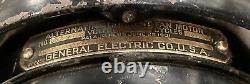 Ventilateur antique GE GENERAL ELECTRIC 17 CAGE EN LAITON Testé Fonctionne