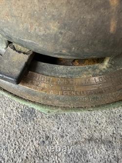 Ventilateur antique General Electric Type AOU AC1 16 à 3 vitesses vintage pour pièces dans l'état où il se trouve