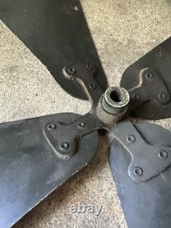 Ventilateur antique General Electric Type AOU AC1 16 à 3 vitesses vintage pour pièces dans l'état où il se trouve