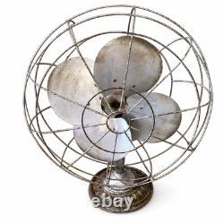Ventilateur d’atelier industriel vintage GE General Electric 17, testé et fonctionnel 5KH43AB708