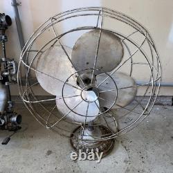 Ventilateur d’atelier industriel vintage GE General Electric 17, testé et fonctionnel 5KH43AB708