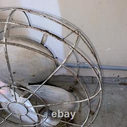 Ventilateur d’atelier industriel vintage GE General Electric 17, testé et fonctionnel 5KH43AB708