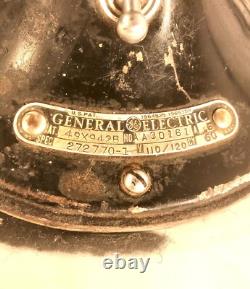 Ventilateur de bureau GE Vortalex de 8 pouces 1938-41 Cat # 49x942B