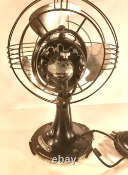 Ventilateur de bureau GE Vortalex de 8 pouces 1938-41 Cat # 49x942B