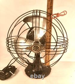 Ventilateur de bureau GE Vortalex de 8 pouces 1938-41 Cat # 49x942B