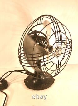 Ventilateur de bureau GE Vortalex de 8 pouces 1938-41 Cat # 49x942B