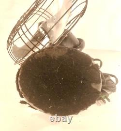Ventilateur de bureau GE Vortalex de 8 pouces 1938-41 Cat # 49x942B