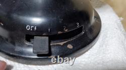 Ventilateur de bureau Vintage General Electric 12 Lames en Laiton 3 Vitesses. #509803 FONCTIONNE