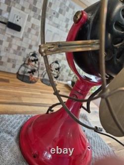 Ventilateur de bureau ancien General Electric 12 GE à pales en laiton
