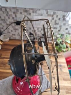 Ventilateur de bureau ancien General Electric 12 GE à pales en laiton