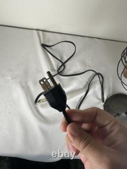 Ventilateur de bureau en métal Vortalex General Electric vintage à 3 vitesses oscillant FONCTIONNEL USA